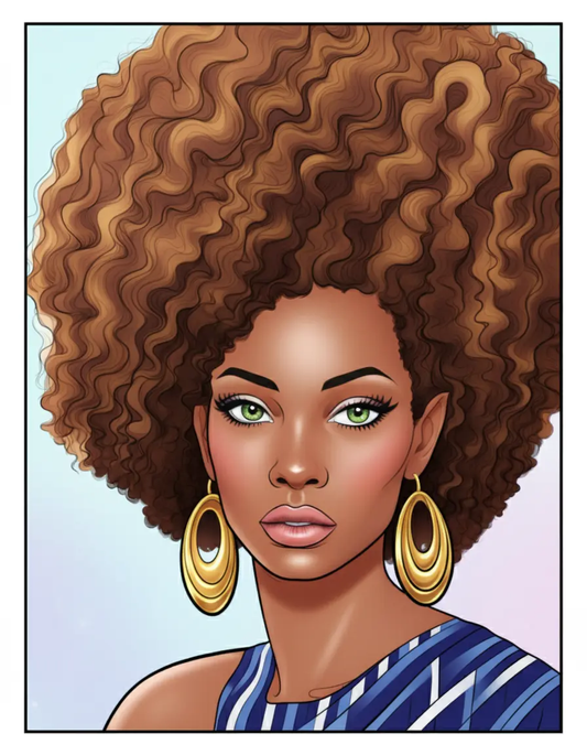 100 African Black Woman Coloring Pages For Adults 5 Robs Books
