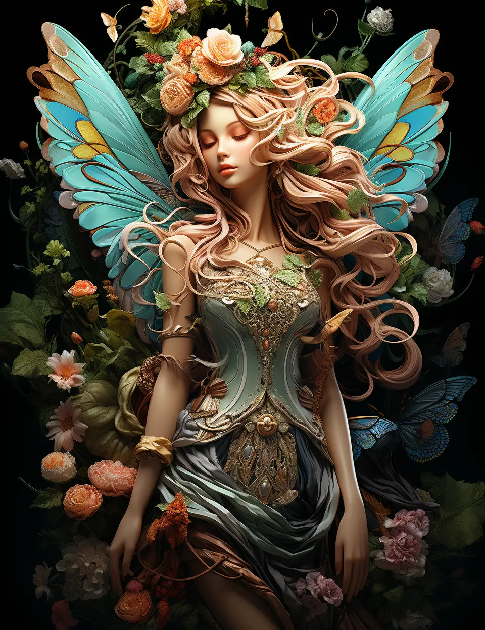 100 Forest Fairy Girl Coloring Pages Robs Books